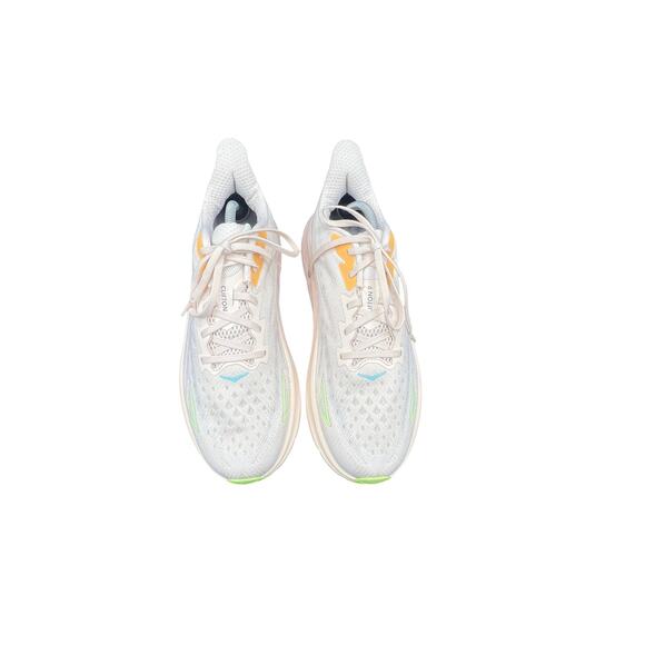 🤍 HOKA ONE ONE Clifton 9 Men’s 12B White Running Shoes – Max Cushion - Picture 4 of 8